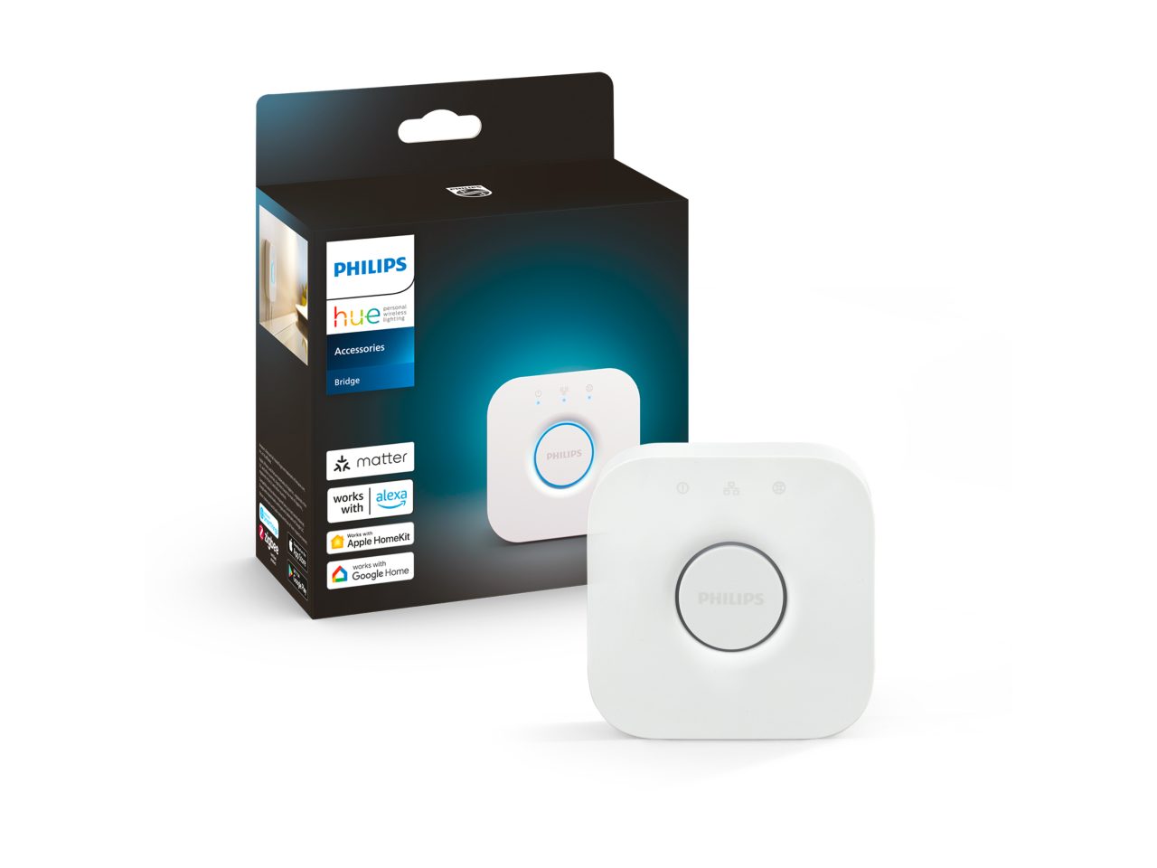 PHILIPS Hue Bridge センサー付き Hue Bridge - Controle inteligente para suas luzes | Philips Hue BR